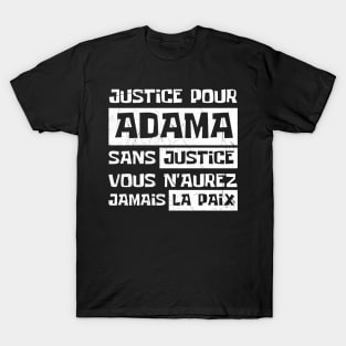 Justice Pour ADAMA T-Shirt